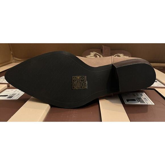 Oasis Society Classic Western Cowboy Boots Dakota Apache Women's 10 Brown - Picture 6 of 7